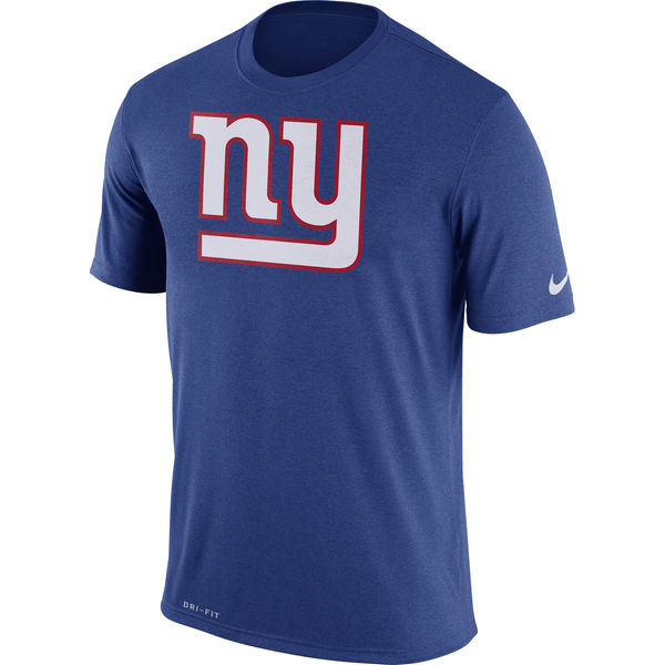 New York Giants Nike Legend Logo Essential 3 Performance T-Shirt Royal