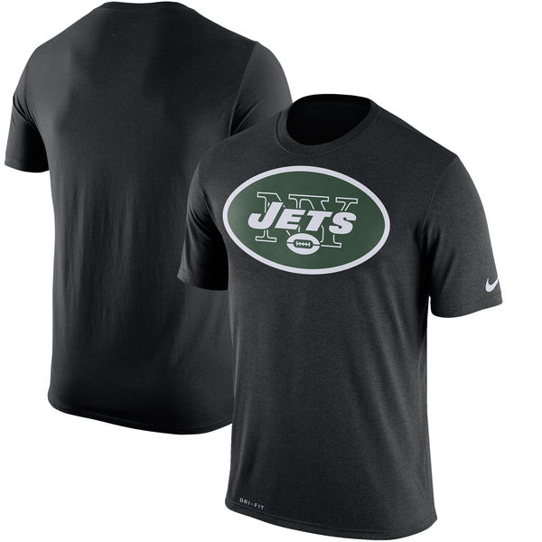 New York Jets Nike Legend Logo Essential 3 Performance T-Shirt Black