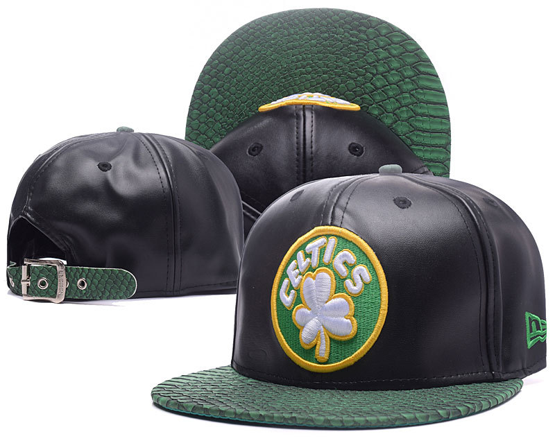 Celtics Team Logo Black Adjustable Hat GS2