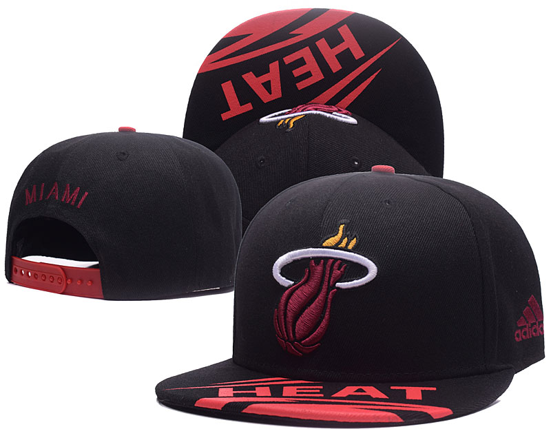 Heat Team Logo Black Adjustable Hat YS