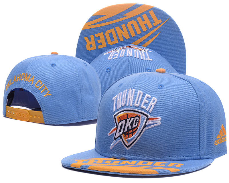 Thunder Team Logo Blue Adjustable Hat YS