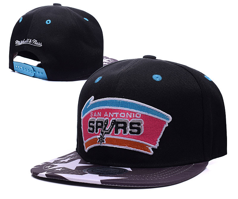 Spurs Black Adjustable Hat LH