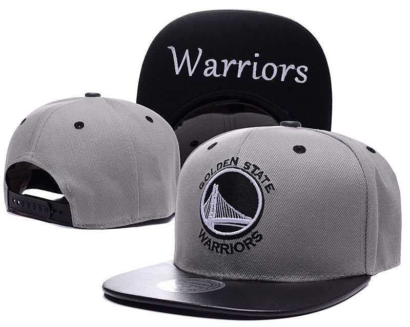 Warriors Grey Adjustable Hat LH