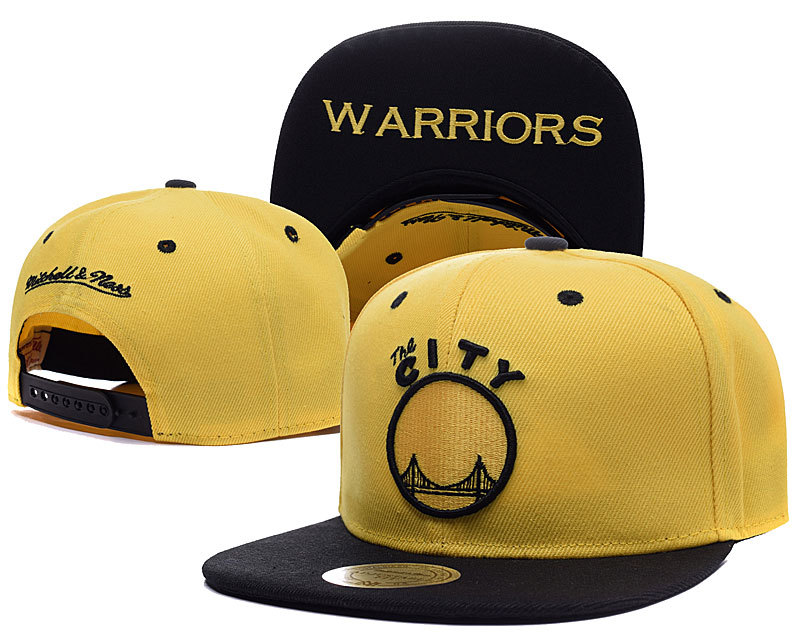 Warriors Yellow Adjustable Hat LH