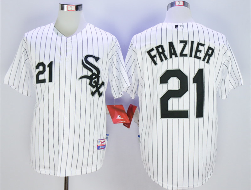 White Sox 21 Todd Frazier White Cool Base Jersey