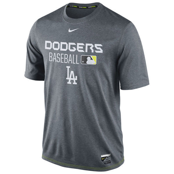 Nike Dodgers Dark Grey Men's Short Sleeve T-Shirt
