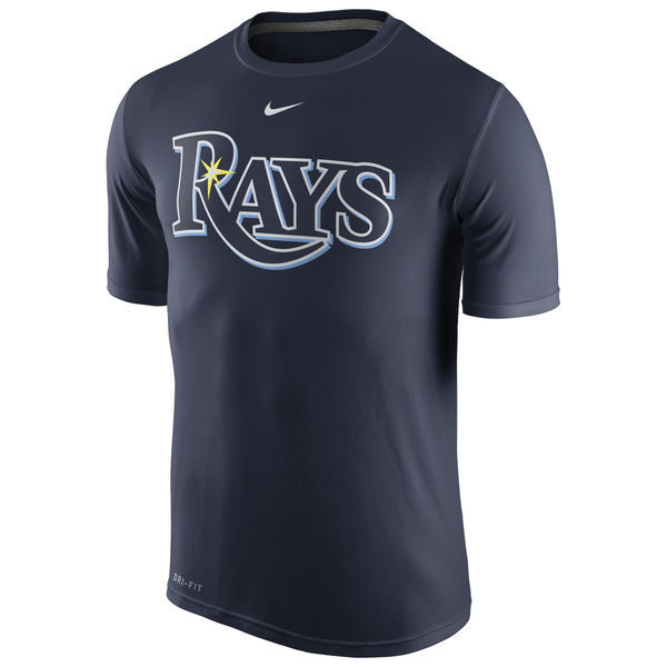 Nike Rays Team Logo Blue Men's Short Sleeve T-Shirt