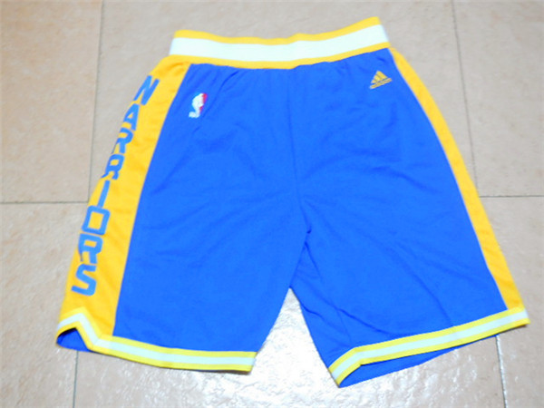 Warriors Blue Cityscape Swingman Shorts