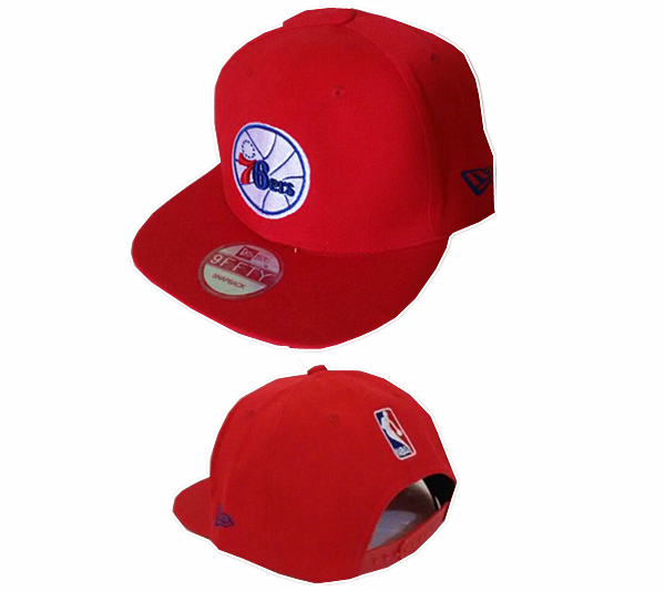 76ers Red Adjustable Hat GF