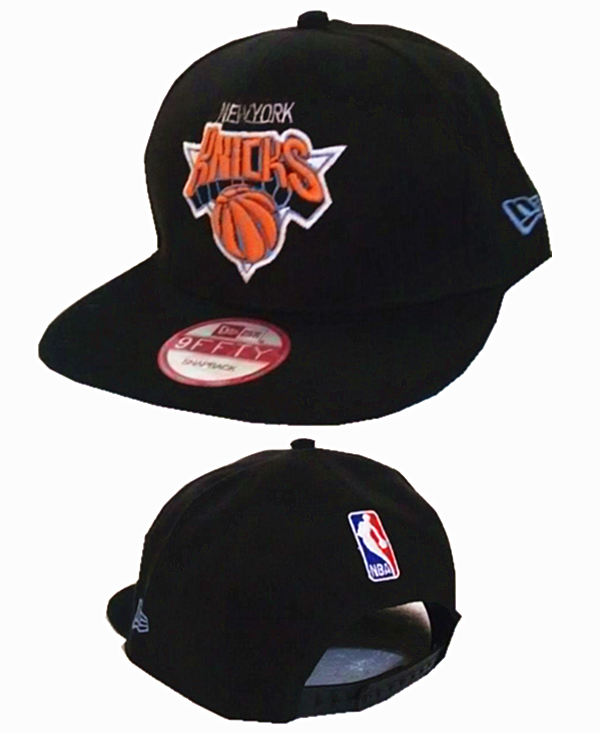 Knicks Black Adjustable Hat GF