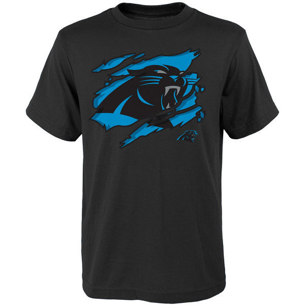 Nike Carolina Panthers Black Short Sleeve Men's T-Shirt