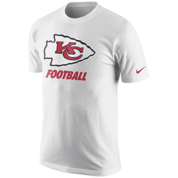 Nike Kansas City Chiefs White Short Sleeve Men's T-Shirt