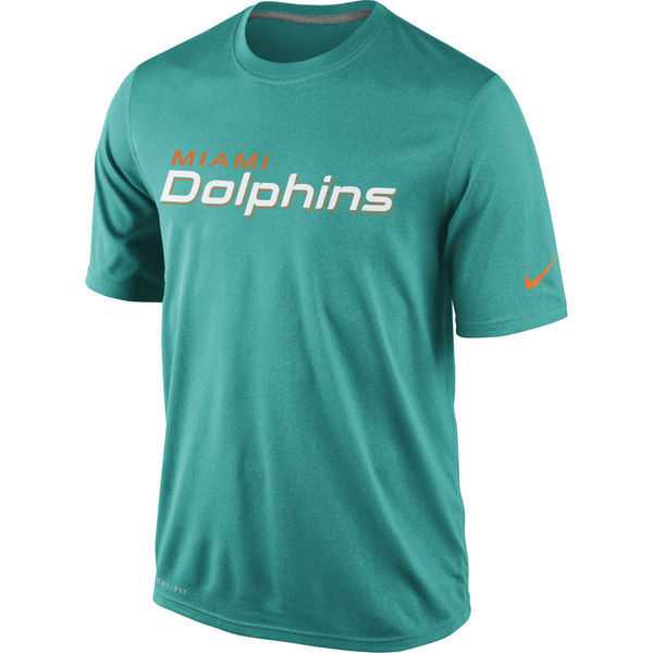 Nike Miami Dolphins Green Short Sleeve Men's T-Shirt