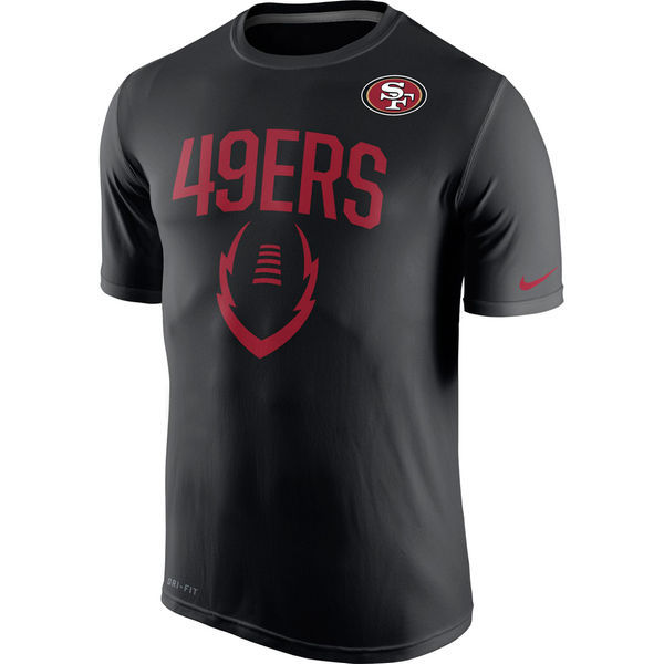 Nike San Francisco 49ers Black Short Sleeve Men's T-Shirt