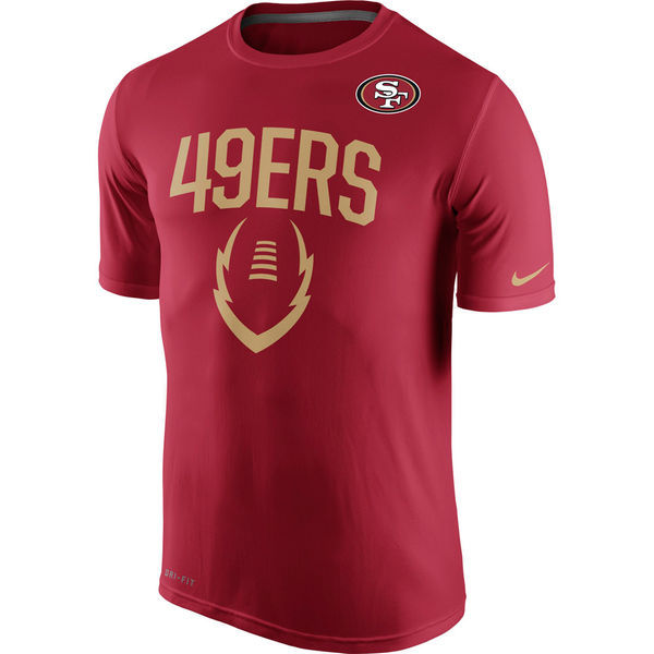 Nike San Francisco 49ers Red Short Sleeve Men's T-Shirt