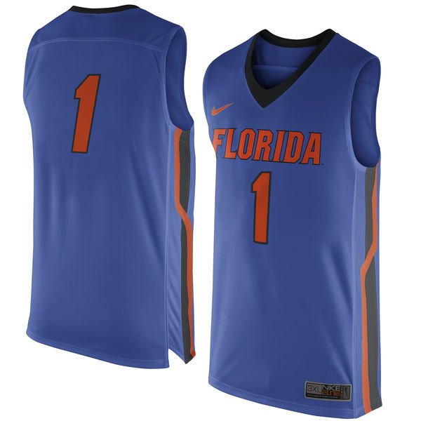 Nike Florida Gators #1 Blue Basketball College Jersey