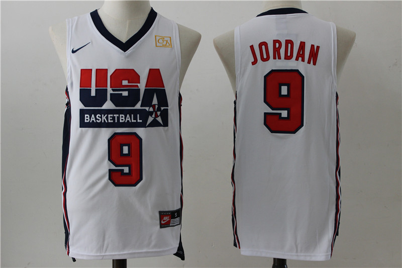Team USA 9 Michael Jordan 1992 Dream Team Jersey