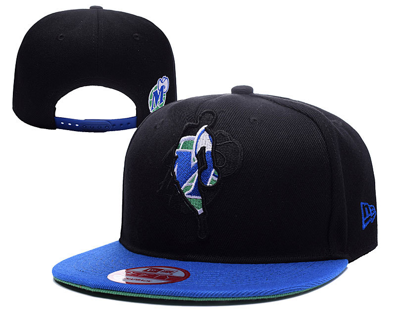 Mavericks Team Logo Black Adjustable Hat YD