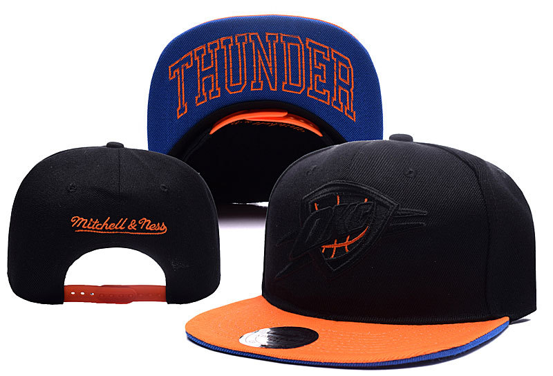 Thunder Team Logo Black Adjustable Hat YD