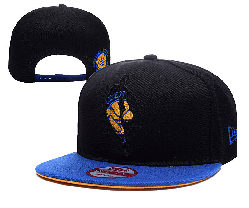 Warriors Team Logo Black Adjustable Hat YD03