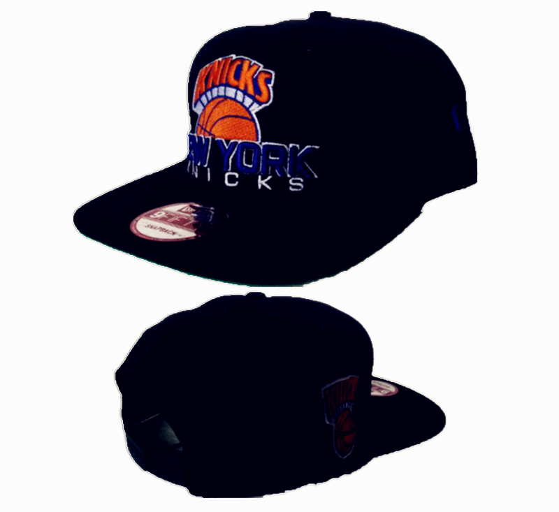 Knicks Black Adjustable Hat GF2