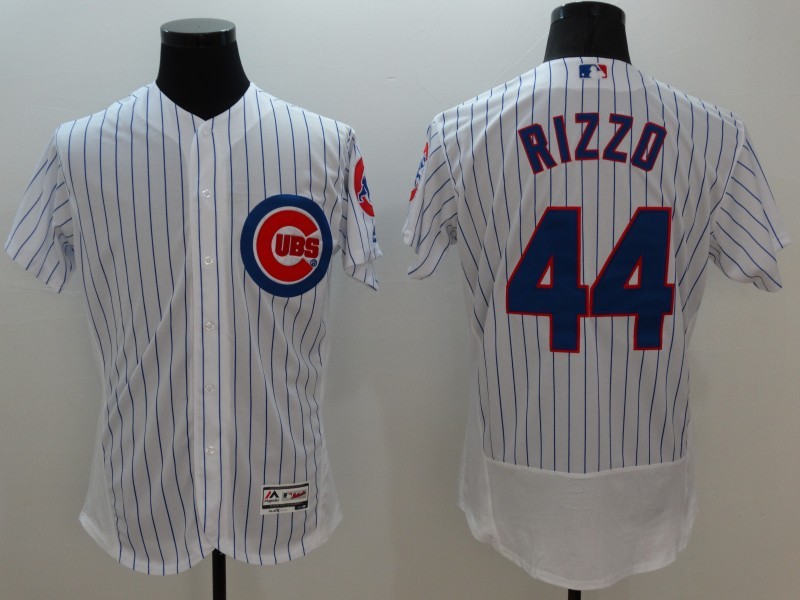 Cubs 44 Anthony Rizzo White Flexbase Jersey