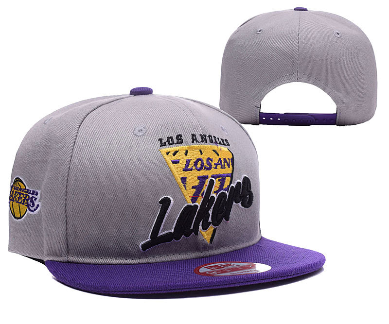 Lakers Grey Adjustable Hat YD