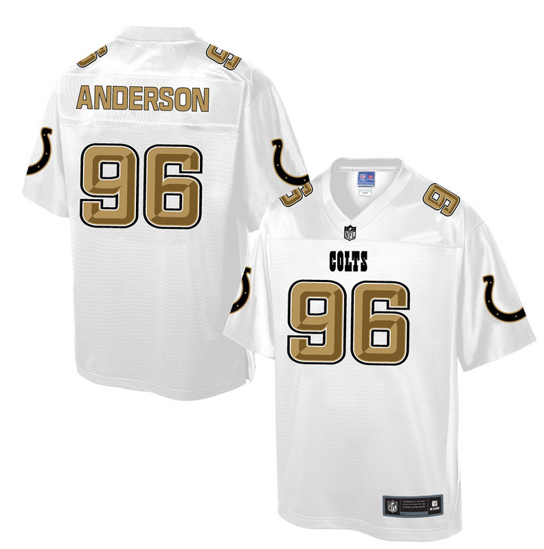 Nike Colts 96 Henry Anderson White Pro Line Elite Jersey