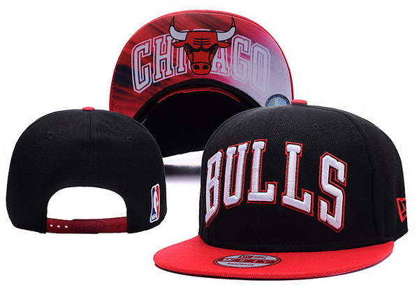 Bulls Team Logo Black Adjustable Hat