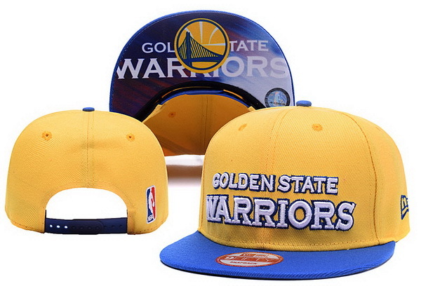 Warriors Team Logo Gold Adjustable Hat