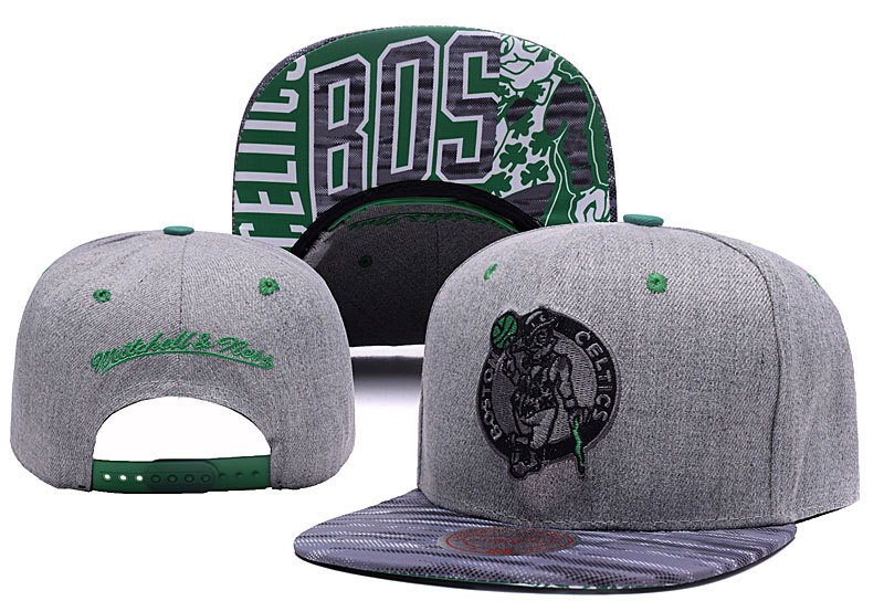 Celtics Team Logo Grey Adjustable Hat YD