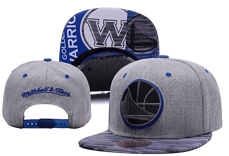Warriors Fresh Logo Grey Adjustable Hat YD