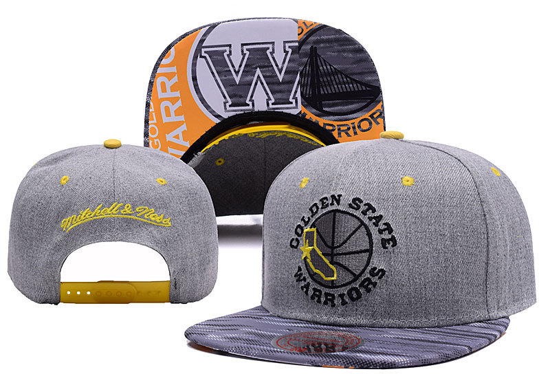 Warriors Team Logo Grey Adjustable Hat YD