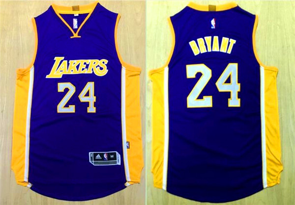 Lakers 24 Kobe Bryant Purple Swingman Jersey