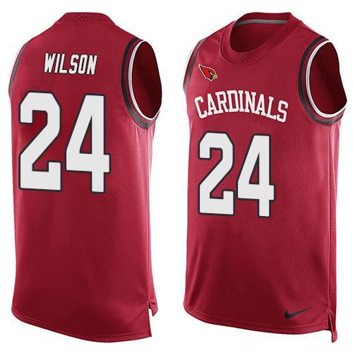 Nike Cardinals 24 Adrian Wilson Red Player Name & Number Tank Top