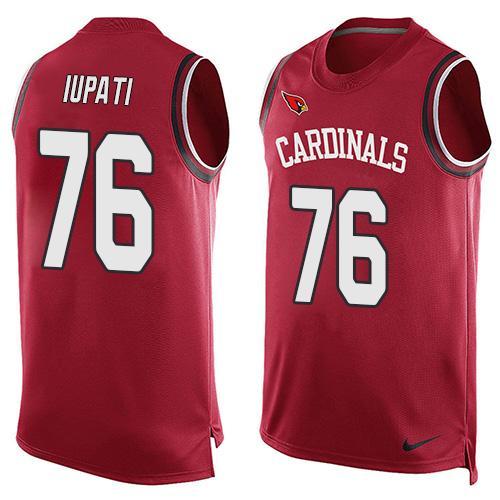 Nike Cardinals 76 Mike Iupati Red Player Name & Number Tank Top