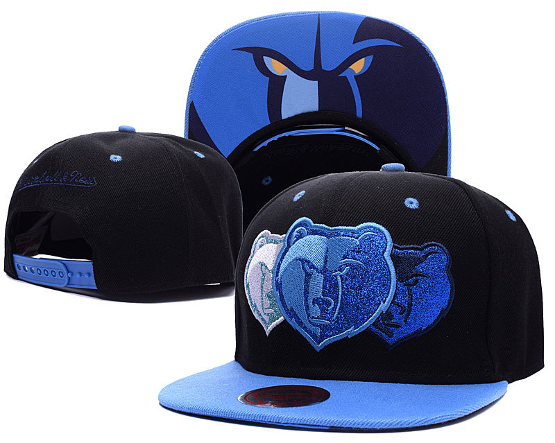 Grizzlies Black Mitchell & Ness Adjustable Hat YD