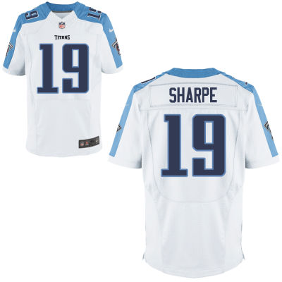 Nike Titans 19 Tajae Sharpe White Elite Jersey