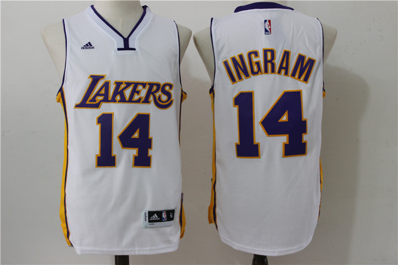 Lakers 14 Brandon Ingram White Swingman Jersey