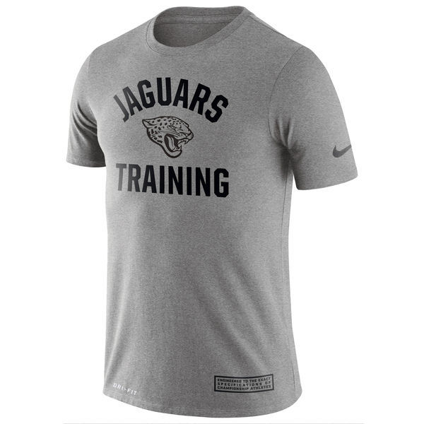 Nike Jacksonville Jaguars Heathered Gray Training Performance Men's T-Shirt