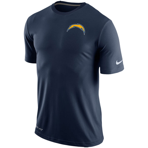 Nike San Diego Chargers Navy Dri-Fit Touch Performance Men's T-Shirt