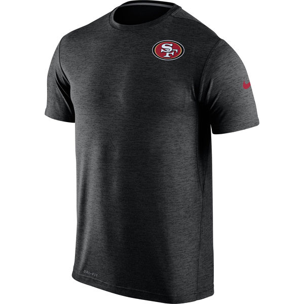 Nike San Francisco 49ers Black Dri-Fit Touch Performance Men's T-Shirt