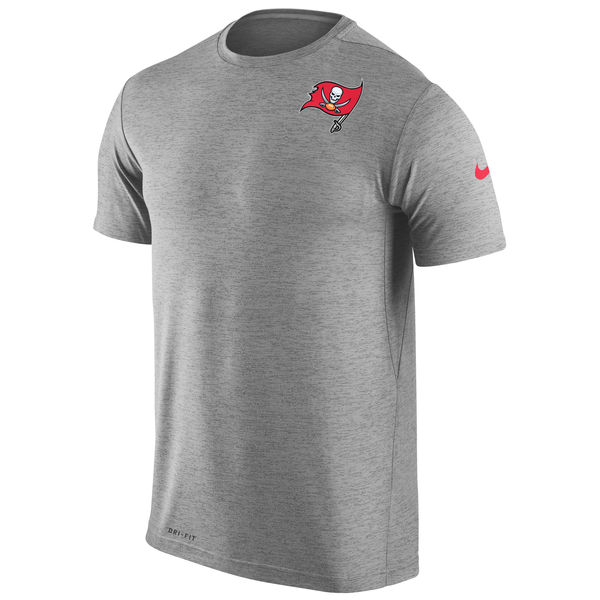 Nike Tampa Bay Buccaneers Grey Dri-Fit Touch Performance Men's T-Shirt