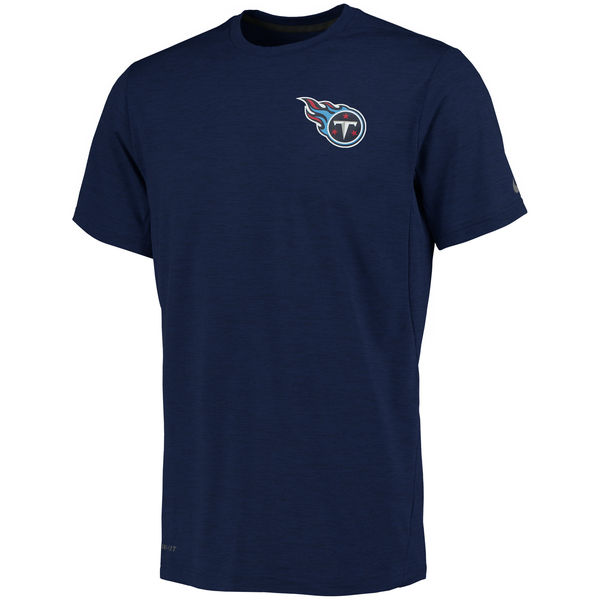 Nike Tennessee Titans Navy Dri-Fit Touch Performance Men's T-Shirt