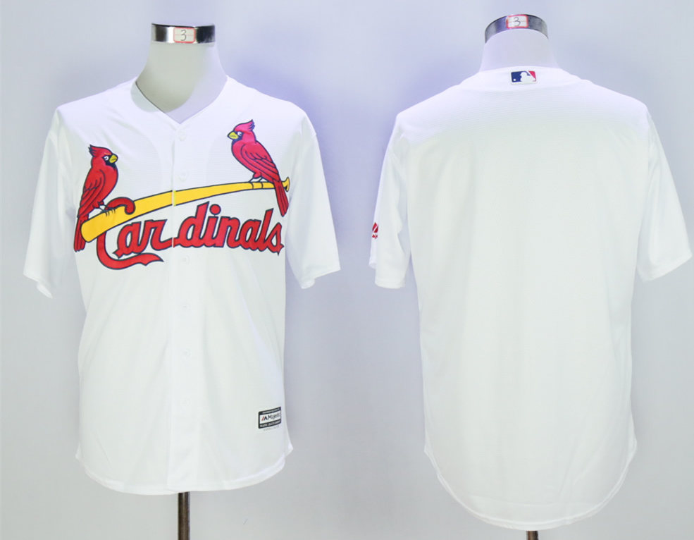 Cardinals Blank White New Cool Base Jersey