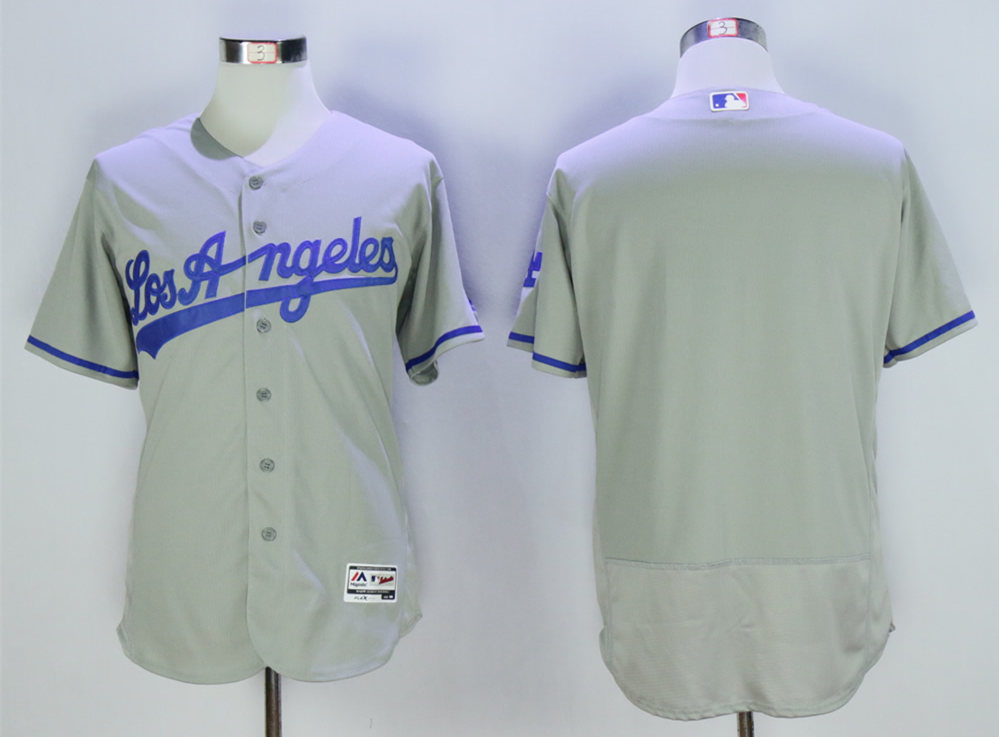 Dodgers Blank Grey Collection Player Flexbase Jersey