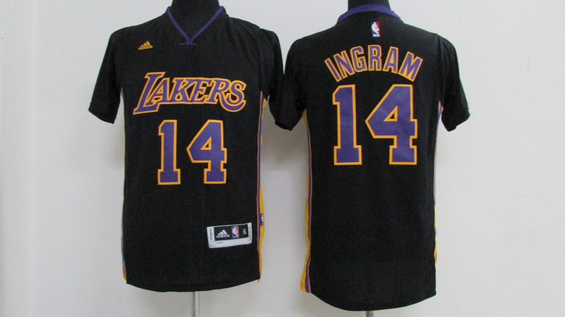 Lakers 14 Brandon Ingram Black Pride Swingman Jersey