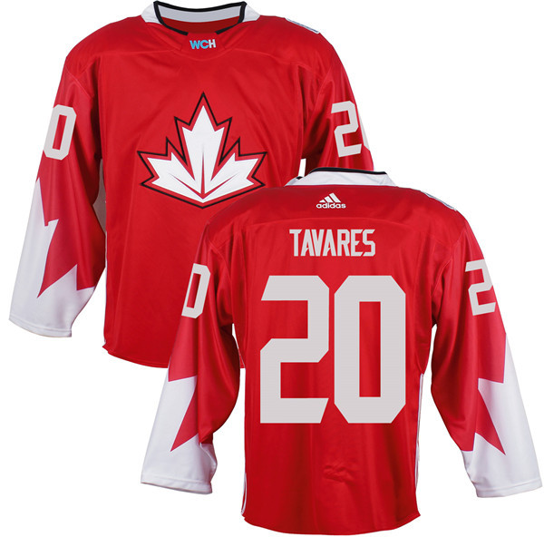 Canada 20 John Tavares Red World Cup of Hockey 2016 Premier Player Jersey