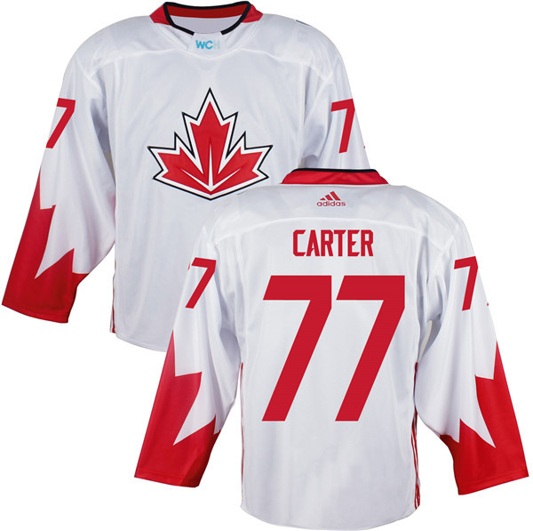 Canada 77 Jeff Carter White World Cup of Hockey 2016 Premier Player Jersey