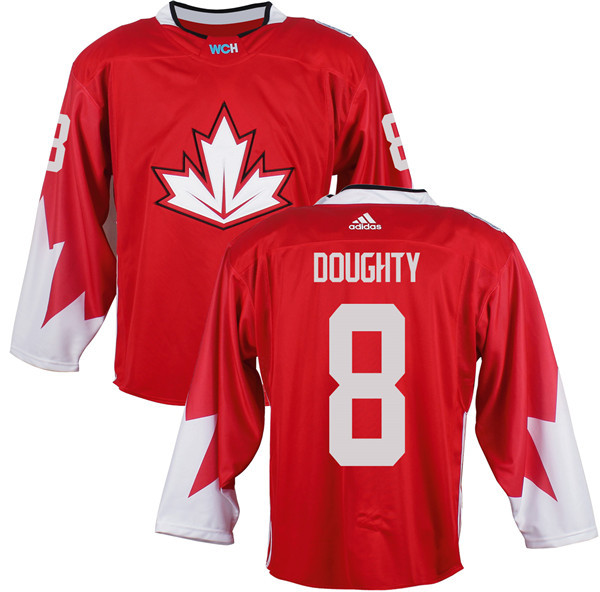 Canada 8 Drew Doughty Red World Cup of Hockey 2016 Premier Player Jersey